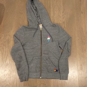 Aviator nation lightning bolt zip up